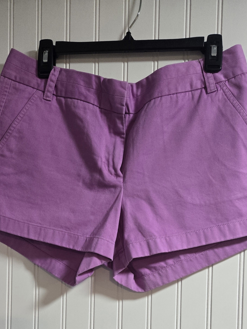 J. Crew Lilac Cotton Bermuda Shorts